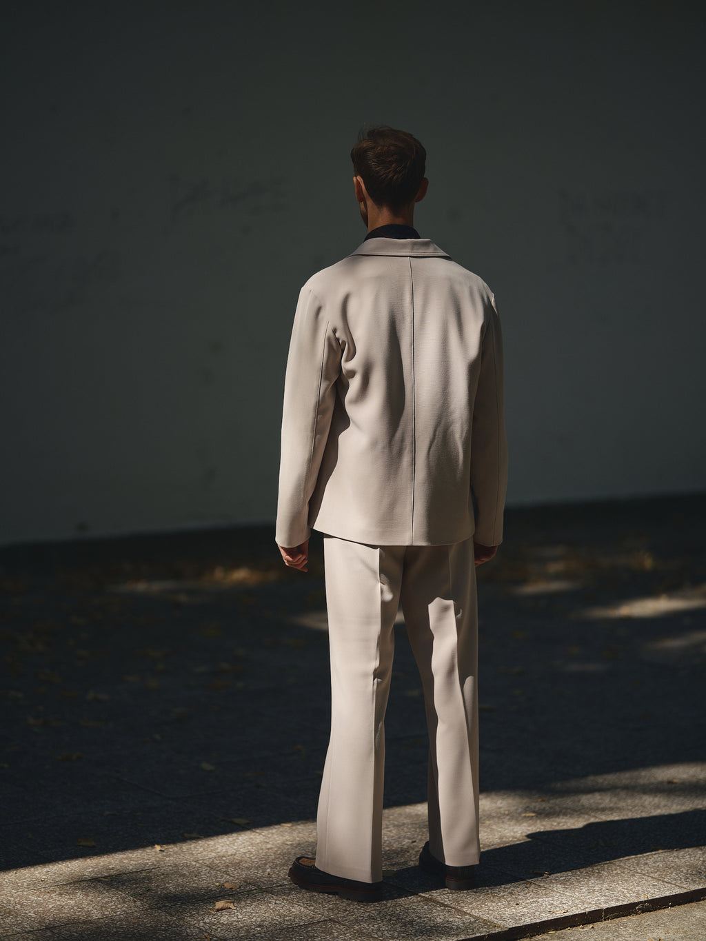 The Atelier Shirt Jacket in stone by TODÓR TRAME, image 3 of 5