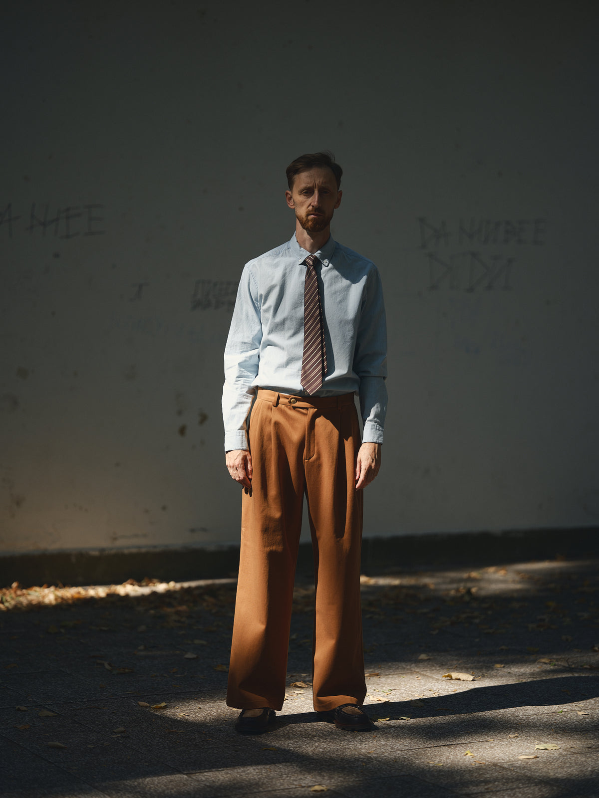 Alfred Trousers in burnt caramel by TODÓR TRAME, image 1 of 5